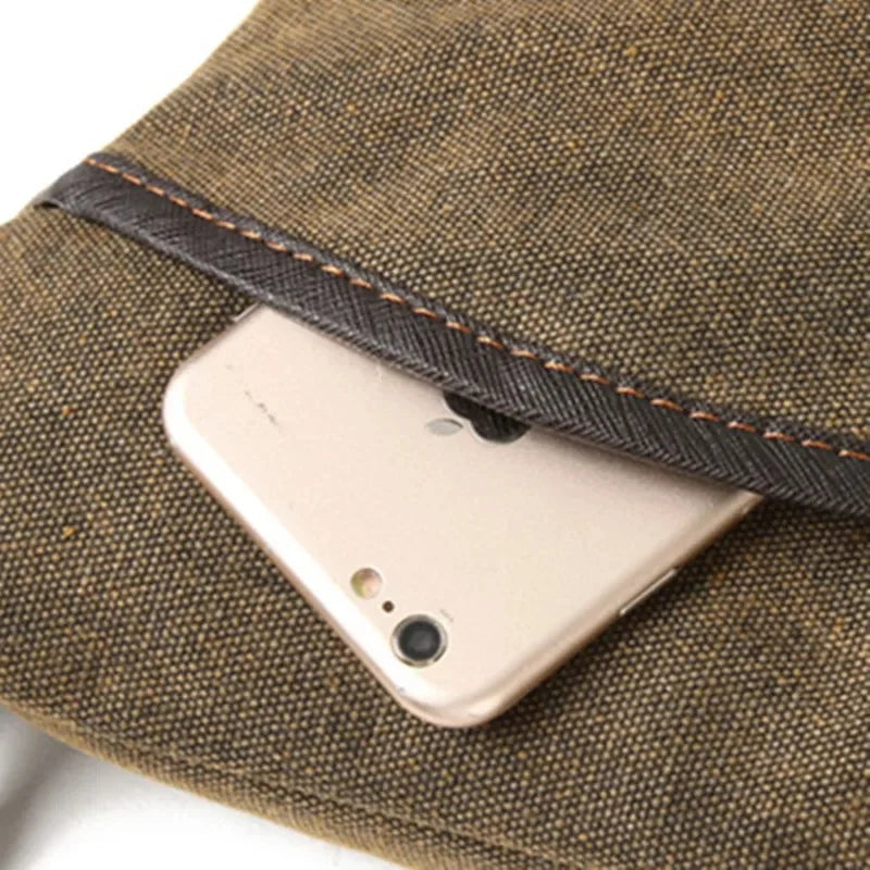 High Quality Canvas/Nylon Male Hip Bum Belt Fanny Pack Motorcycle Riding Shoulder Multi-Function Bag Leg Waist Men Drop Bags