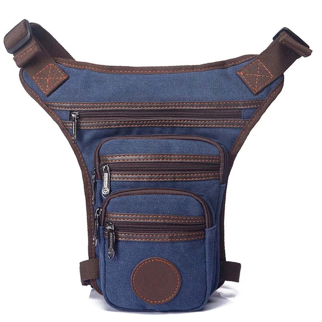 High Quality Canvas/Nylon Men Drop Leg Fanny Military Waist Pack Belt Hip Bum Purse Shoulder Crossbody Messenger Bags