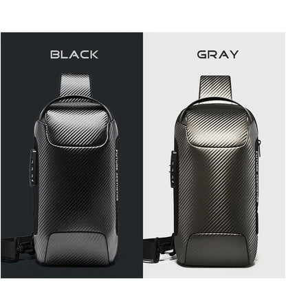 High Quality Chest bag Men Password Waterproof Multifunction Crossbody Bag Shoulder Messenger Bags Male Chest Bag Men