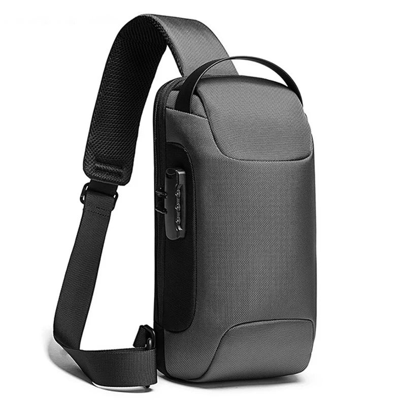 High Quality Chest bag Men Password Waterproof Multifunction Crossbody Bag Shoulder Messenger Bags Male Chest Bag Men