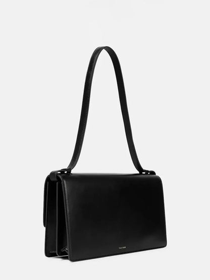 High Quality Commuter Elegant Shoulder Bag Genuine Leather Flip Square Bags Fashion All-match Large Capacity Handbags Purse