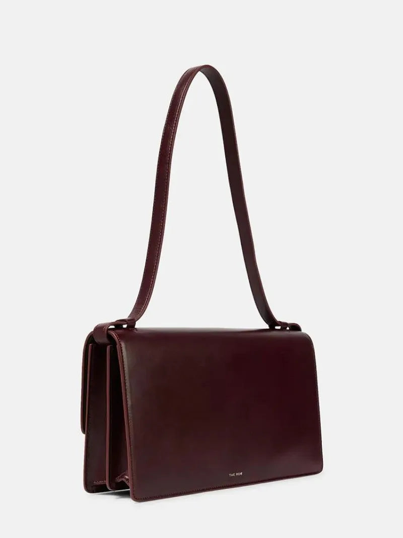 High Quality Commuter Elegant Shoulder Bag Genuine Leather Flip Square Bags Fashion All-match Large Capacity Handbags Purse