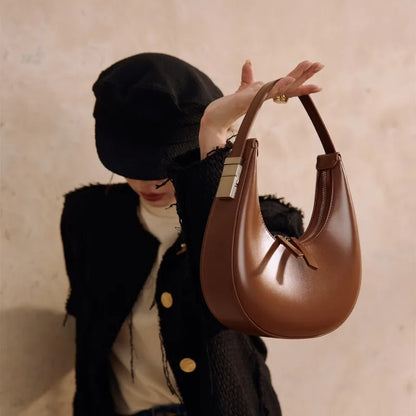 High Quality Commuter Underarm Bag Fashion Double Zipper Large Capacity Hobos Women Shoulder Bags All-match Luxury Handbags