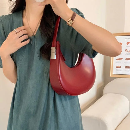 High Quality Commuter Underarm Bag Fashion Double Zipper Large Capacity Hobos Women Shoulder Bags All-match Luxury Handbags