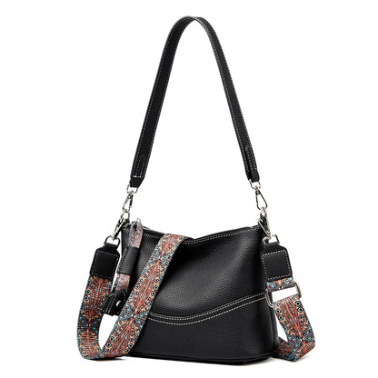 High Quality Cow Leather Purse and Handbags for Female Luxury Genuine Leather Women Bags 2024 Ladies Shoulder Crossbody Tote Sac