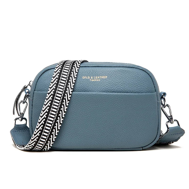High Quality Cowhide Shoulder Crossbody Bags for Women Luxury Genuine Leather Female Messenger Tote Sac Designer Ladies Handbags