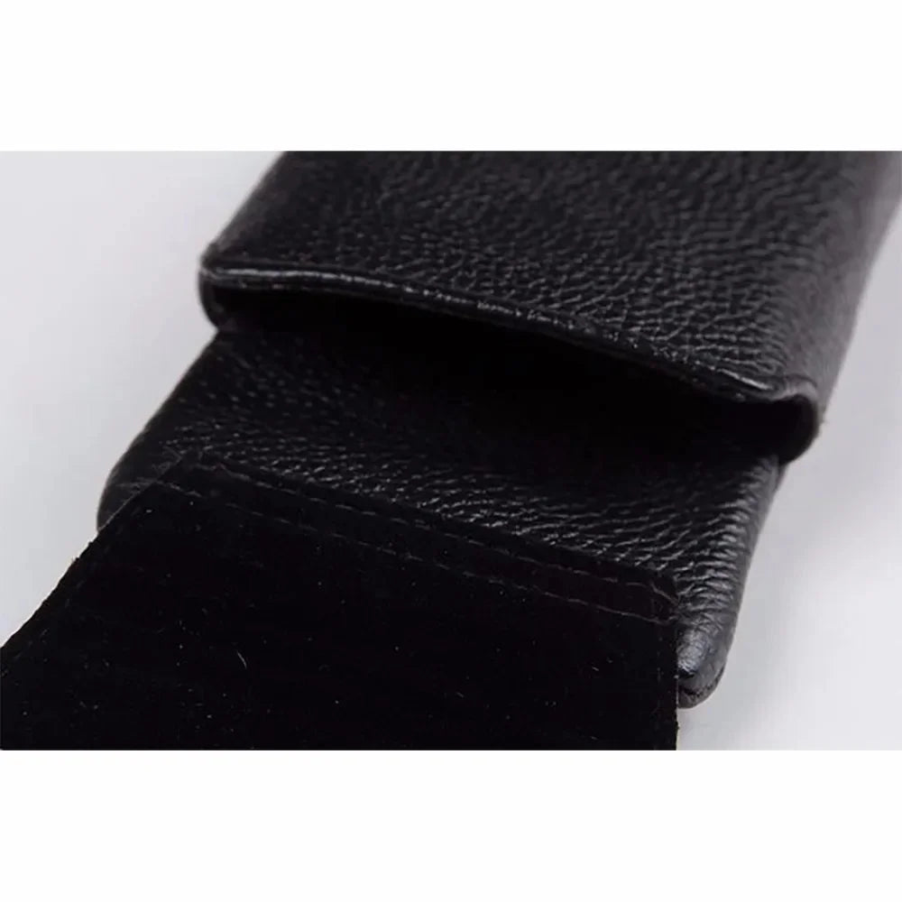 High Quality Cowhide Waist Bags Loop Skin Belt Fanny Pack Male Casual Hook 5-6'' Genuine Leather Men Mobile/Cell Phone Case Bag
