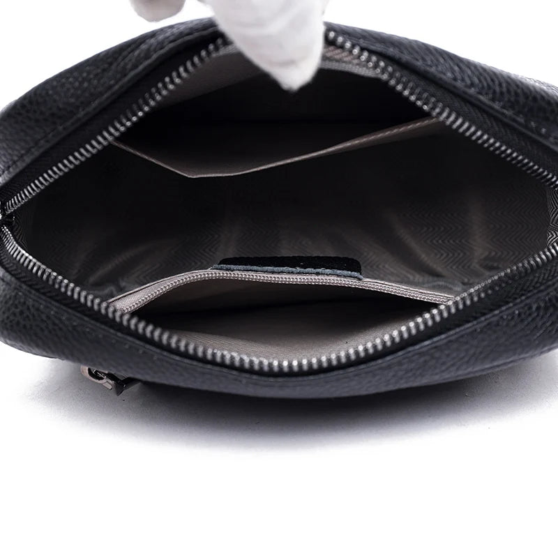 High Quality Cowhide Women's Bag Handbags Luxury Genuine Leather Women Shoulder Crossbody Bags Simple Mobile Phone Zero Wallet