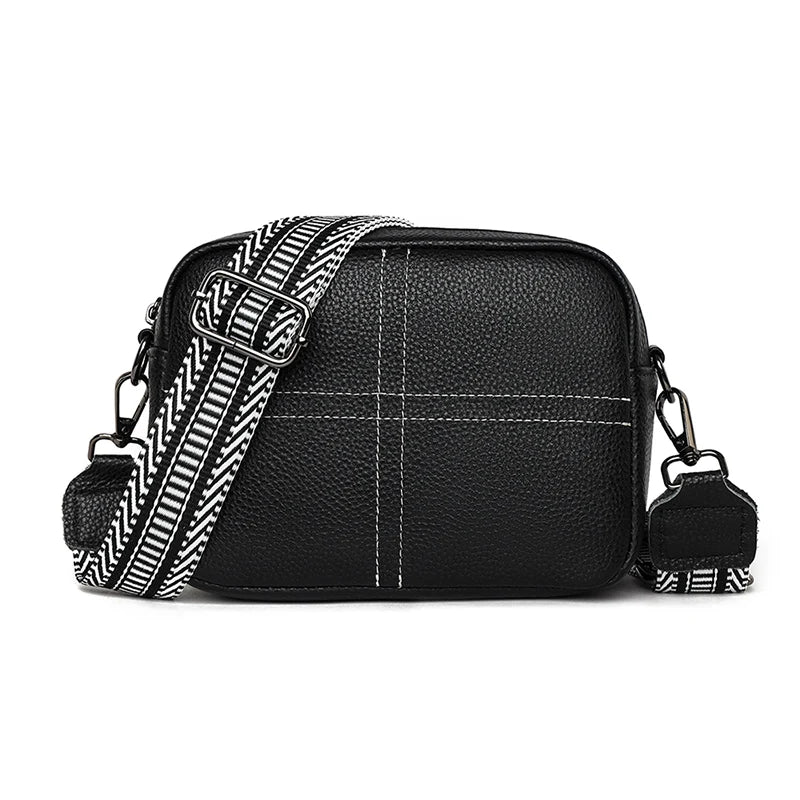High Quality Cowhide Women's Bag Handbags Luxury Genuine Leather Women Shoulder Crossbody Bags Simple Mobile Phone Zero Wallet