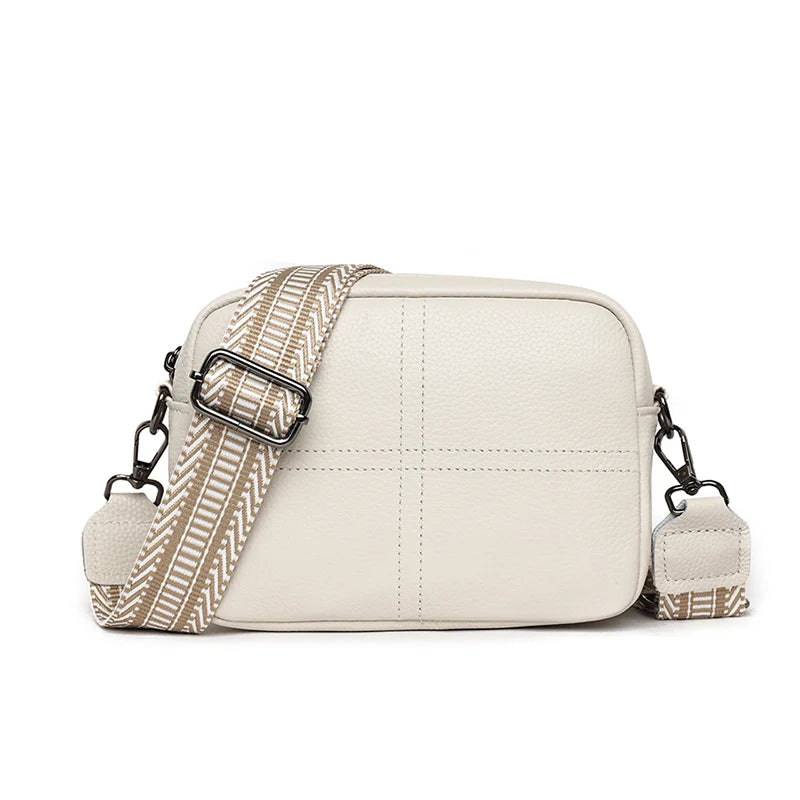 High Quality Cowhide Women's Bag Handbags Luxury Genuine Leather Women Shoulder Crossbody Bags Simple Mobile Phone Zero Wallet