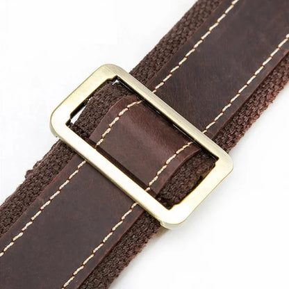 High Quality Crazy Horse Shoulder Strap Genuine Leather Straps For Travel Briefcase Bag strap for Handbags