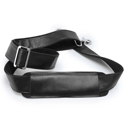 High Quality Crazy Horse Shoulder Strap Genuine Leather Straps For Travel Briefcase Bag strap for Handbags