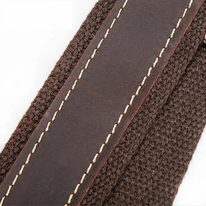 High Quality Crazy Horse Shoulder Strap Genuine Leather Straps For Travel Briefcase Bag strap for Handbags