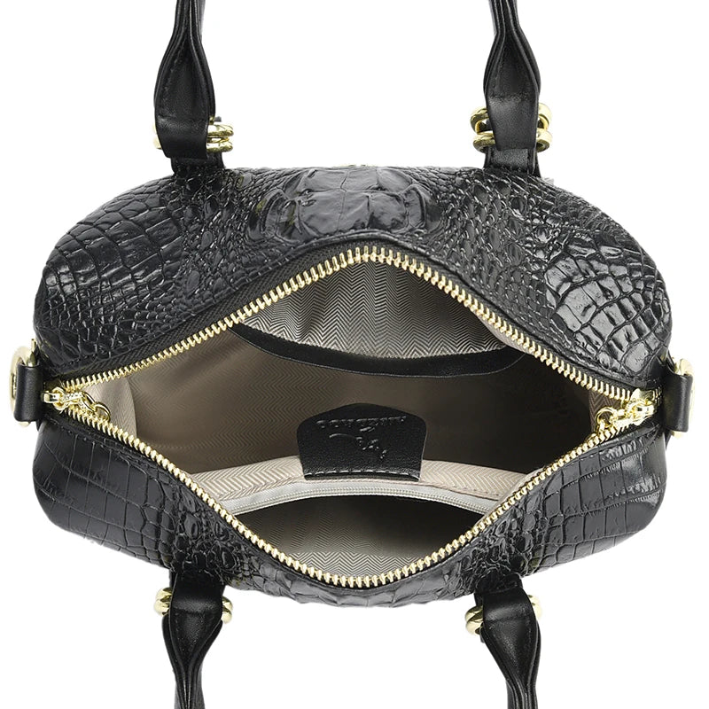 High Quality Crocod Pattern Leather Shoulder Messenger Bag For Women 2023 Famous Designer Crossbody Bag Luxury Handbag Women Bag