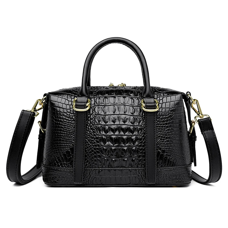 High Quality Crocod Pattern Leather Shoulder Messenger Bag For Women 2023 Famous Designer Crossbody Bag Luxury Handbag Women Bag