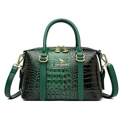 High Quality Crocod Pattern Leather Shoulder Messenger Bag For Women 2023 Famous Designer Crossbody Bag Luxury Handbag Women Bag