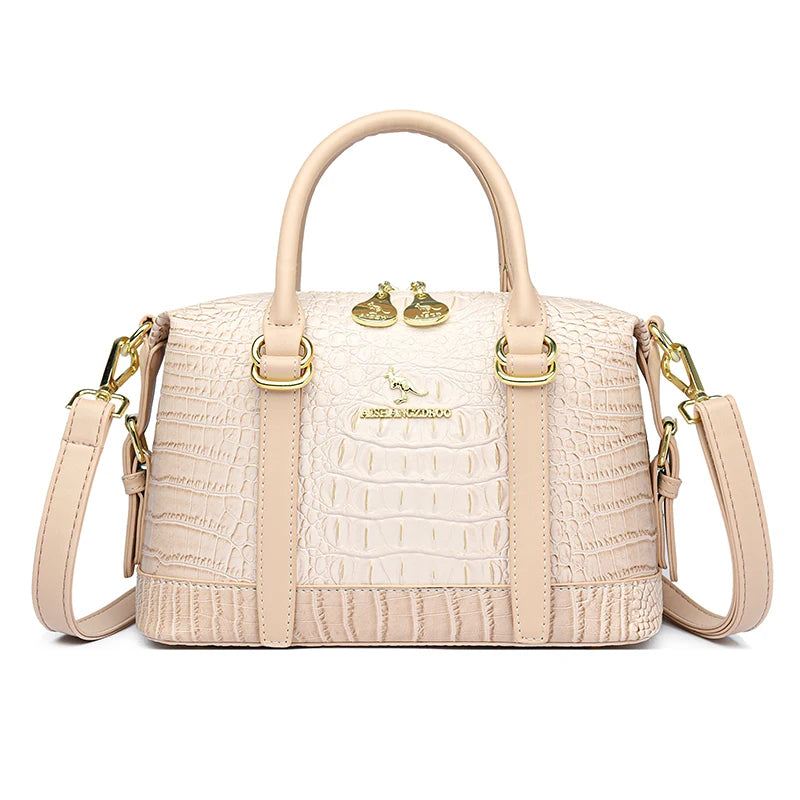 High Quality Crocod Pattern Leather Shoulder Messenger Bag For Women 2023 Famous Designer Crossbody Bag Luxury Handbag Women Bag