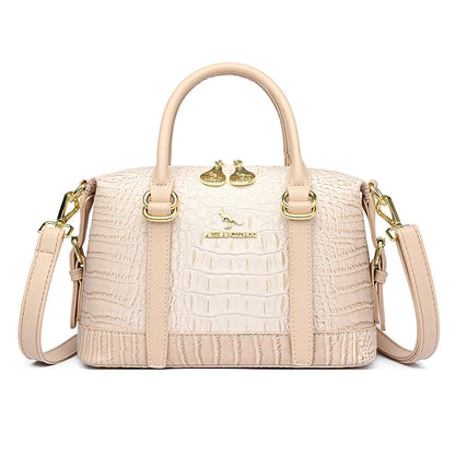 High Quality Crocod Pattern Leather Shoulder Messenger Bag For Women 2023 Famous Designer Crossbody Bag Luxury Handbag Women Bag
