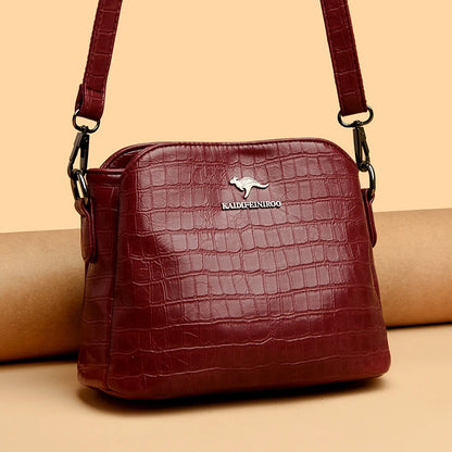 High Quality Crocod Pattern Leather Women Tote Bag Luxury Women's Shoulder Messenger Bags 2023 Designer Female Messenger Handbag