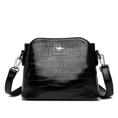 High Quality Crocod Pattern Leather Women Tote Bag Luxury Women's Shoulder Messenger Bags 2023 Designer Female Messenger Handbag