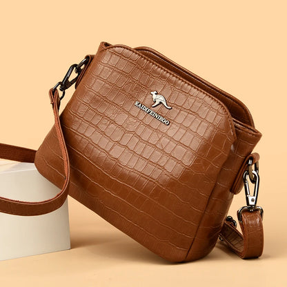 High Quality Crocod Pattern Leather Women Tote Bag Luxury Women's Shoulder Messenger Bags 2023 Designer Female Messenger Handbag