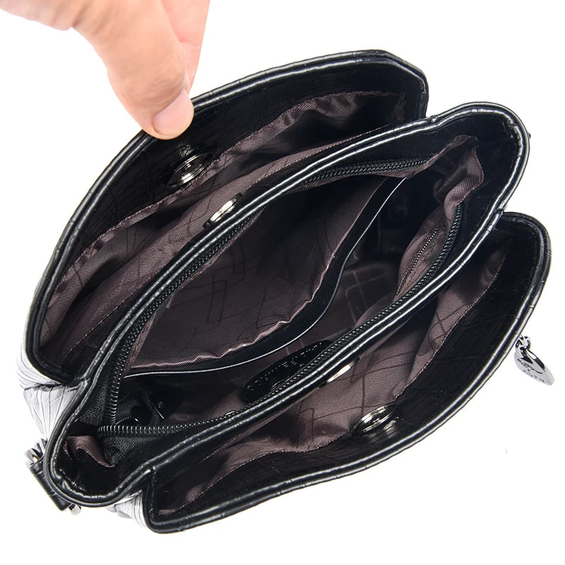 High Quality Crocod Pattern Leather Women Tote Bag Luxury Women's Shoulder Messenger Bags 2023 Designer Female Messenger Handbag