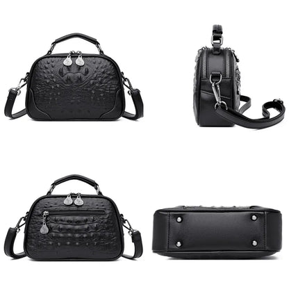 High Quality Crocodile Pattern Leather Shoulder Crossbody Bags for Wome 2023 Designer Handbags Fashion Ladies Messenger Tote Sac