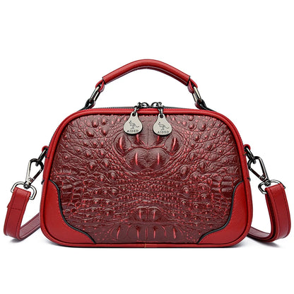 High Quality Crocodile Pattern Leather Shoulder Crossbody Bags for Wome 2023 Designer Handbags Fashion Ladies Messenger Tote Sac