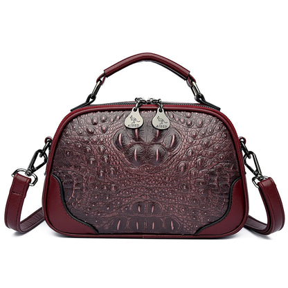 High Quality Crocodile Pattern Leather Shoulder Crossbody Bags for Wome 2023 Designer Handbags Fashion Ladies Messenger Tote Sac