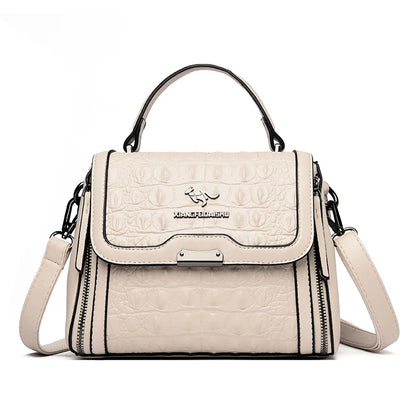 High Quality Crocodile Pattern Leather Women Handbags Luxury Brand Female Shoulder Bag Fashion Messenger Bag New Ladies Tote Sac