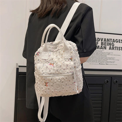 High Quality Denim Designer Backpacks Casual Large Capacity School Bags for Teenage Girl 2023 Ladies Bookpack Elegant Travel Bag