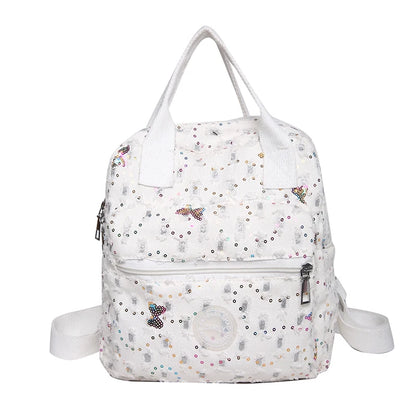 High Quality Denim Designer Backpacks Casual Large Capacity School Bags for Teenage Girl 2023 Ladies Bookpack Elegant Travel Bag