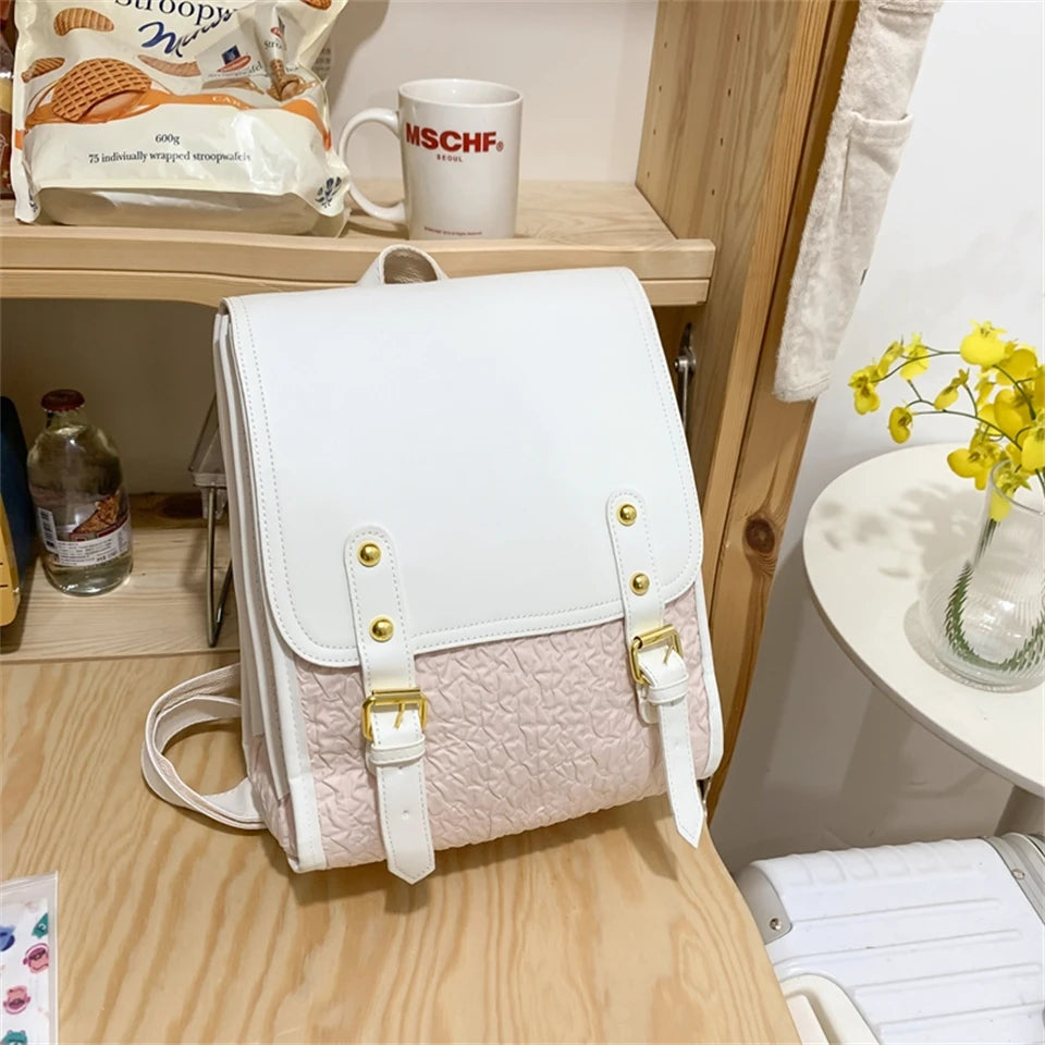 High Quality Designer Backpacks Casual Large Capacity School Bags for Teenage Girl Ladies Bookpack Elegant Travel Bag Sac