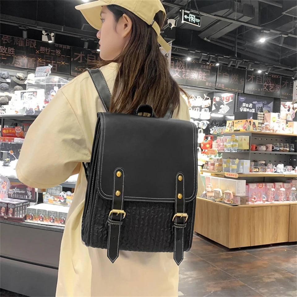 High Quality Designer Backpacks Casual Large Capacity School Bags for Teenage Girl Ladies Bookpack Elegant Travel Bag Sac