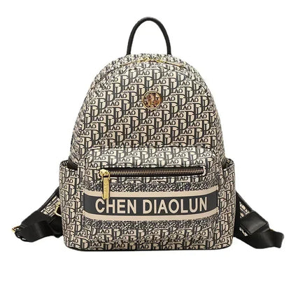 High Quality Embroidery Women Bags 2024 New School Bag Fashion Versatile Women's Simple Large Capacity Printed Backpack
