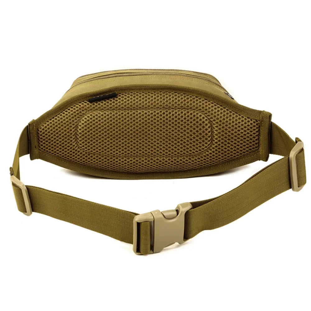 High Quality Fanny Pack Travel Hip Bum Pouch Military Assault Treckking Messenger Shoulder Nylon Men Waist Belt Chest Bag