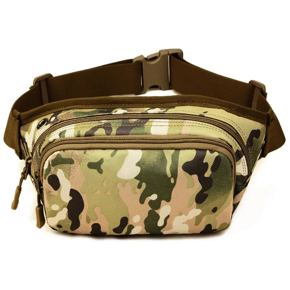 High Quality Fanny Pack Travel Hip Bum Pouch Military Assault Treckking Messenger Shoulder Nylon Men Waist Belt Chest Bag