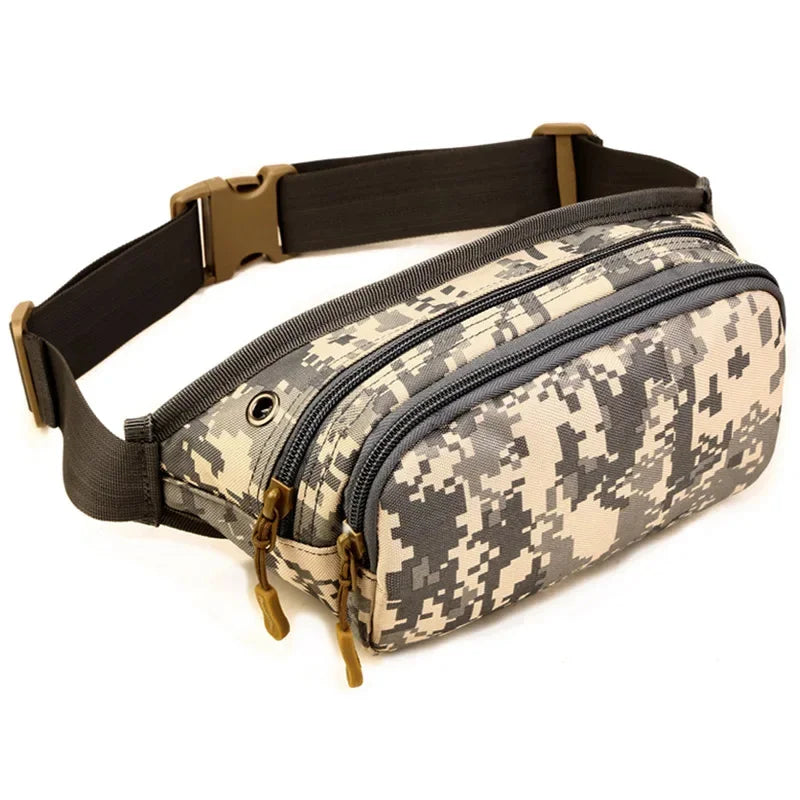 High Quality Fanny Pack Travel Hip Bum Pouch Military Assault Treckking Messenger Shoulder Nylon Men Waist Belt Chest Bag