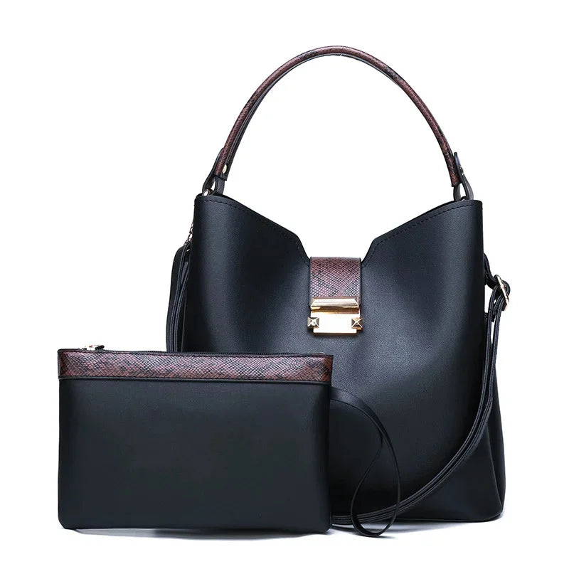 High Quality Fashion Crossbody for Shoulder Brand Designer Women s Luxury PU Leather Bucket Bag Satchels