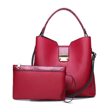 High Quality Fashion Crossbody for Shoulder Brand Designer Women s Luxury PU Leather Bucket Bag Satchels