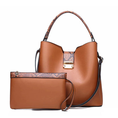 High Quality Fashion Crossbody for Shoulder Brand Designer Women s Luxury PU Leather Bucket Bag Satchels