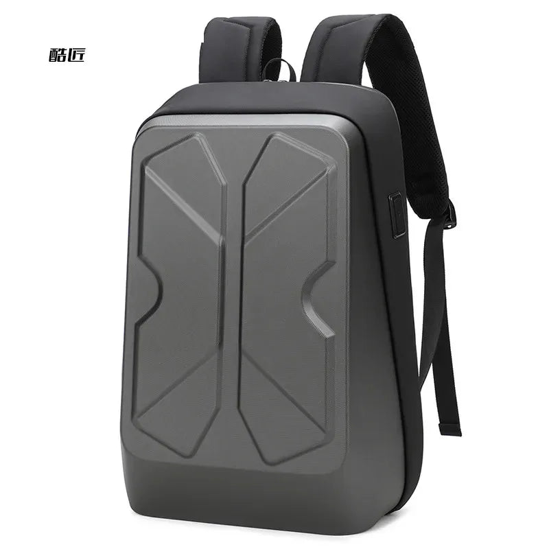 High Quality Fashion Hard Shell Business Backpack Student Waterproof School Bags Smart 15.6 Inch Laptop Backpack with USB