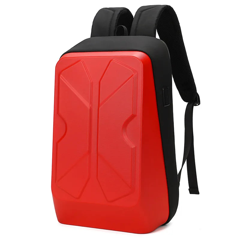 High Quality Fashion Hard Shell Business Backpack Student Waterproof School Bags Smart 15.6 Inch Laptop Backpack with USB
