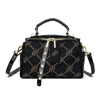 High Quality Fashion Rivet Leather Women's Tote Bag Luxury Women Shoulder Crossbody Bags 2024 New Female Handbags Messenger Sac