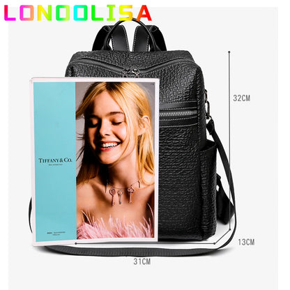 High Quality Fashion female Backpack Large Capacity Vintage  Backpack Luxury Designer Teenage Girls Travel Rucksack School Bags