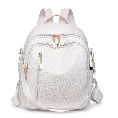 High Quality Fashion female Backpack Large Capacity Vintage Book pack Luxury Designer Teenage Girls Travel Rucksack School Bags