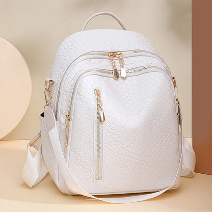 High Quality Fashion female Backpack Large Capacity Vintage Book pack Luxury Designer Teenage Girls Travel Rucksack School Bags