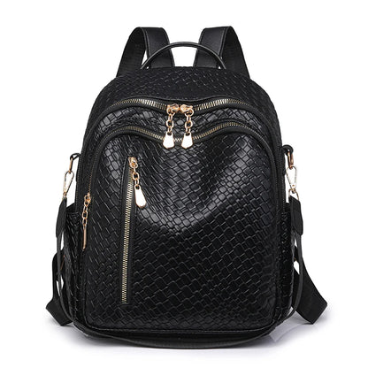 High Quality Fashion female Backpack Large Capacity Vintage Book pack Luxury Designer Teenage Girls Travel Rucksack School Bags