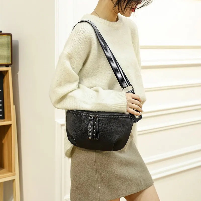 High Quality First layer cowhide Women Handbag 100% Genuine Leather Ladies Shoulder Bag Designer Chain Female Messenger Tote Bag