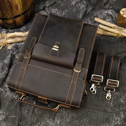 High Quality For Men Women Genuine Leather Shoool Backpack Girls Boys Day Travel Bag